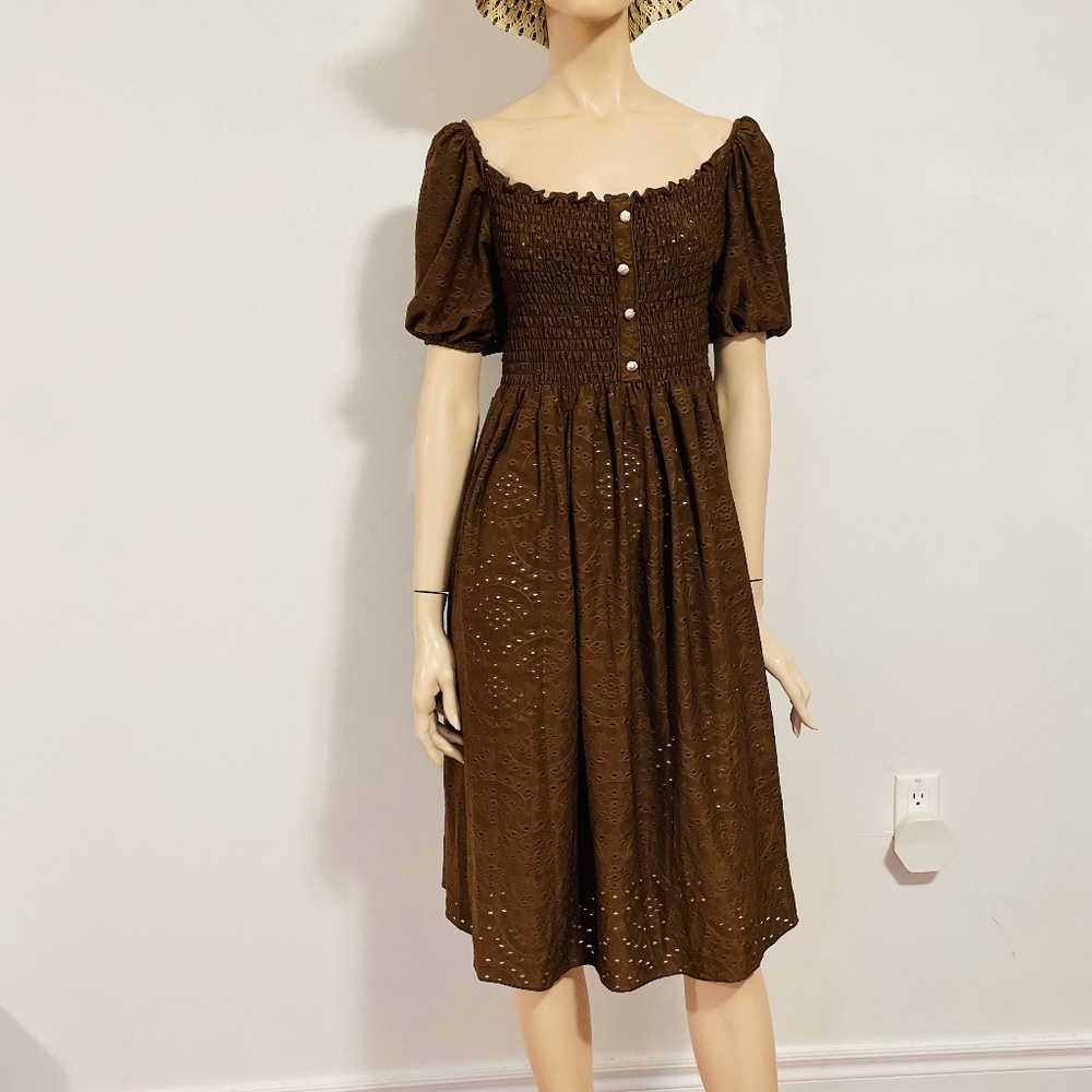 Eyelet dress